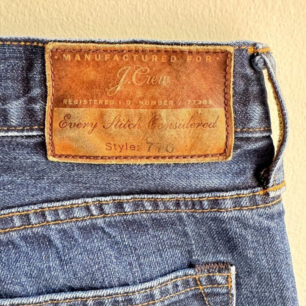 J.Crew Mens 34x34 (34x31.5 measured) 770 Jeans Kaihara Denim Straight Slim Fit - Picture 3 of 10